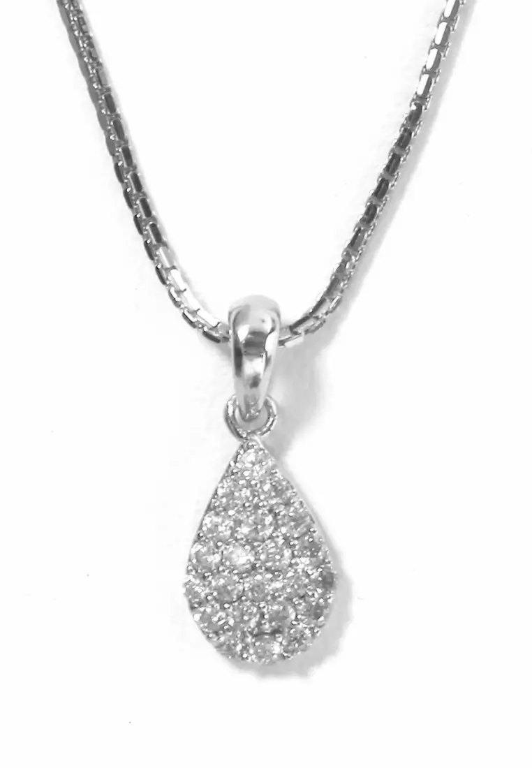 Kalung Liontin Oval Aksesoris Wanita Design Elegant - 43