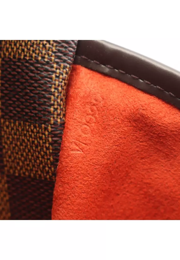 Pre-Loved Louis Vuitton Ipanema GM Damier  ebene Shoulder bag PVC leather Brown