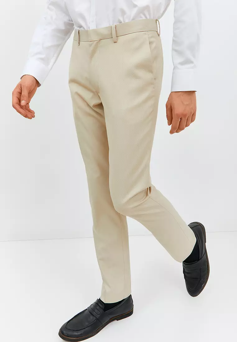 Jobb Torrance-B Celana Panjang Modern Slim Fit Light Khaki