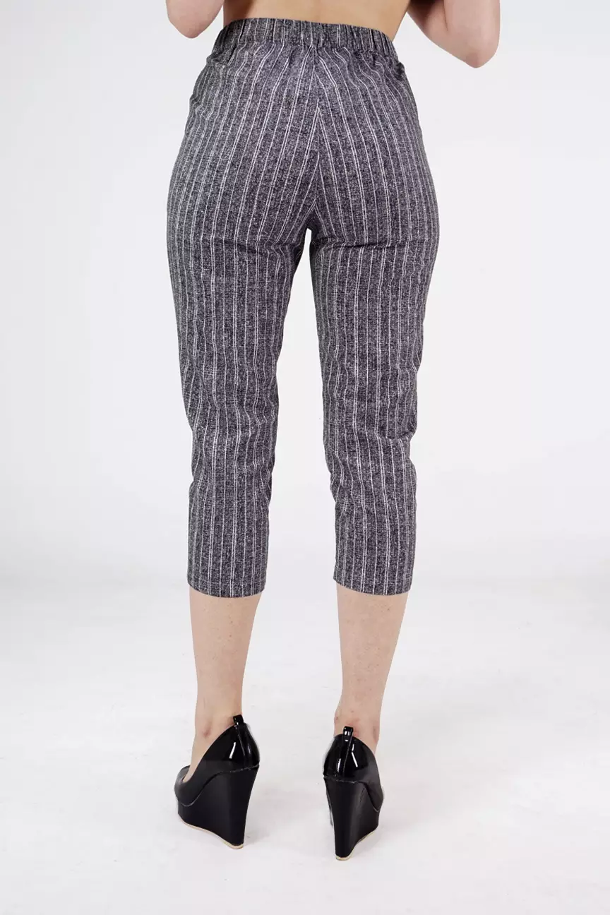 Celana Wanita Zebra Black Offwhite