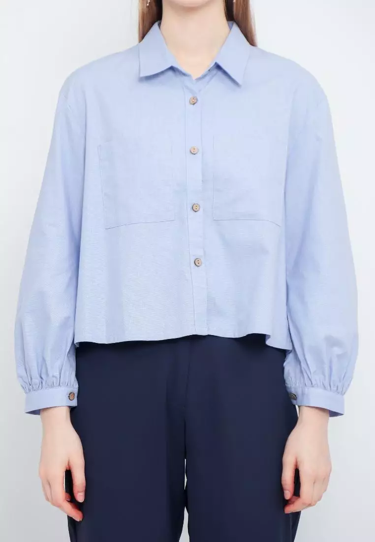 Urban Exchange Irina Blue Shirt