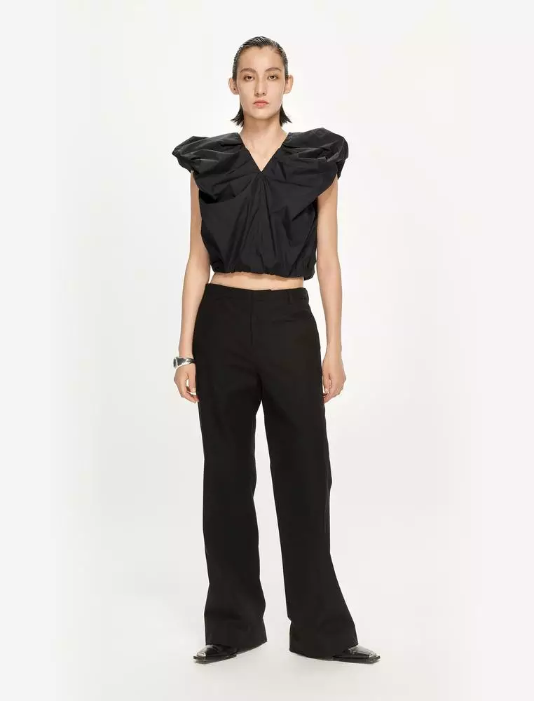 V-Neck Avant-Garde Elegant Sleeveless Top