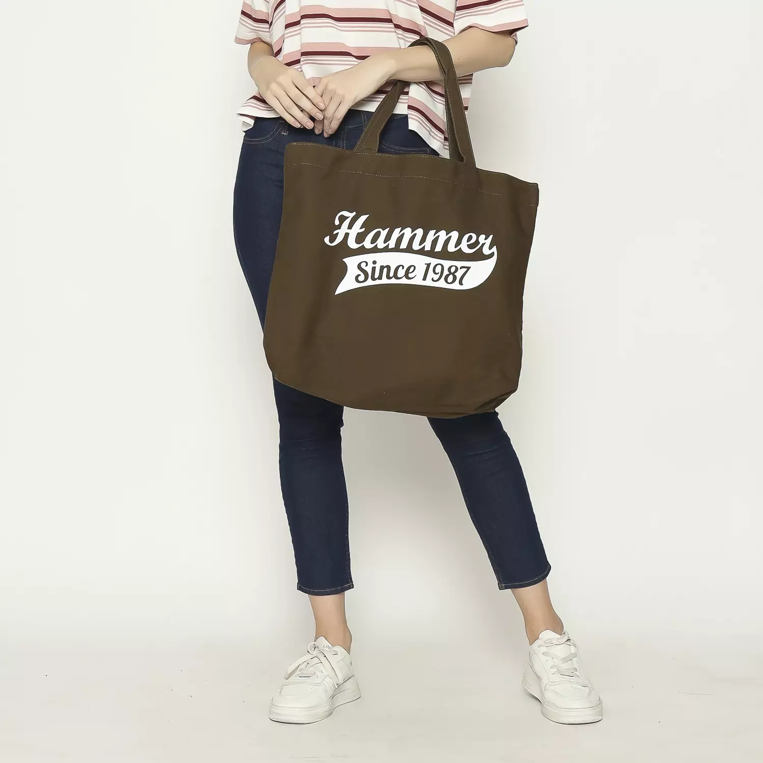 Hammer Bag Grapich JHTB002 | Tas Grapich Cream Hijau Tua