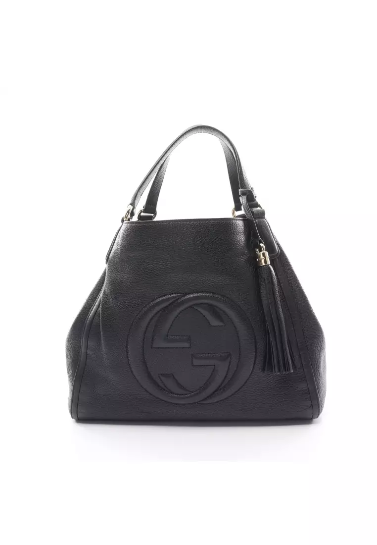 Buy Gucci Pre loved Gucci Soho Cellarius Interlocking G Handbag