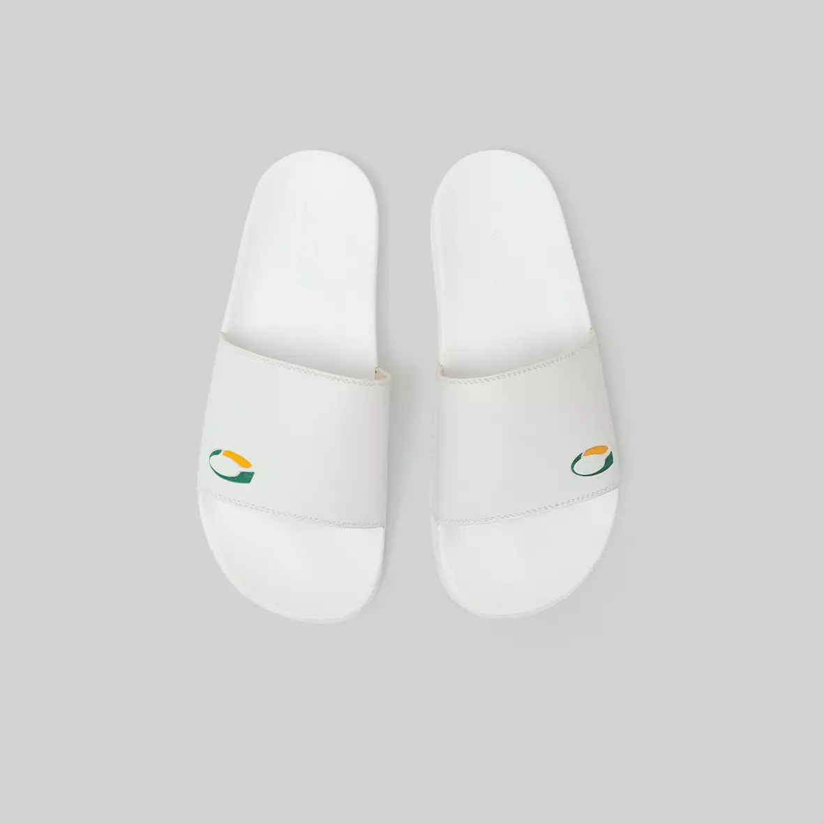 Cogen Sendal Pria Wanita Sandal Slide Padel Marhadi Slop Unisex Bleno Series - All White