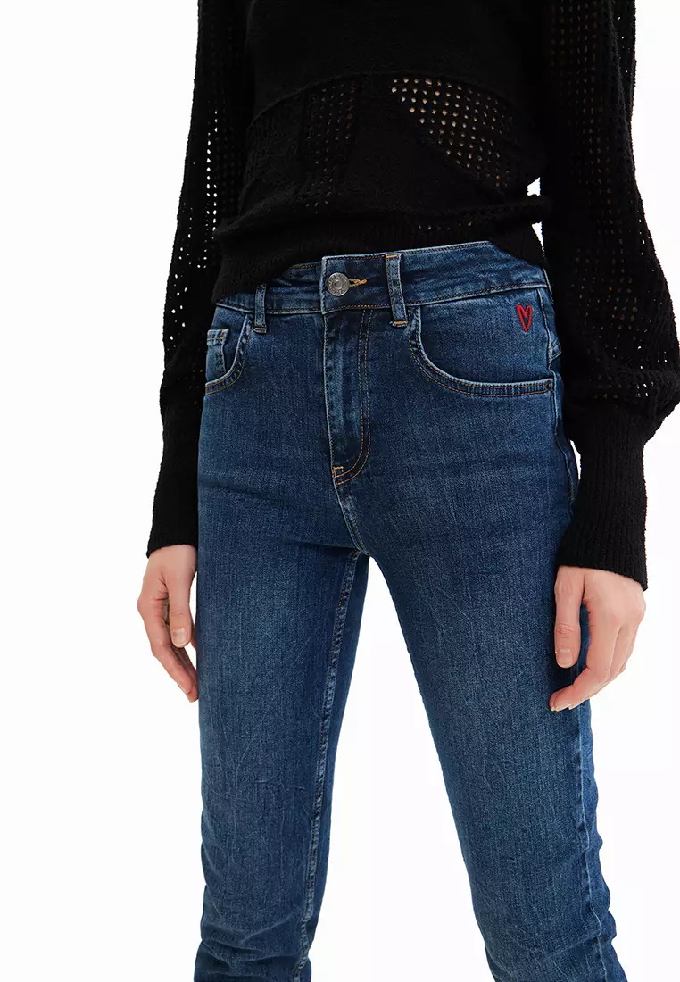 Desigual Women's Denim Long Trousers