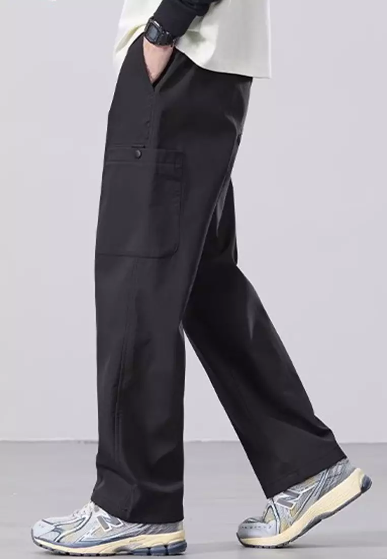 Drawstring Casual Cargo Trousers