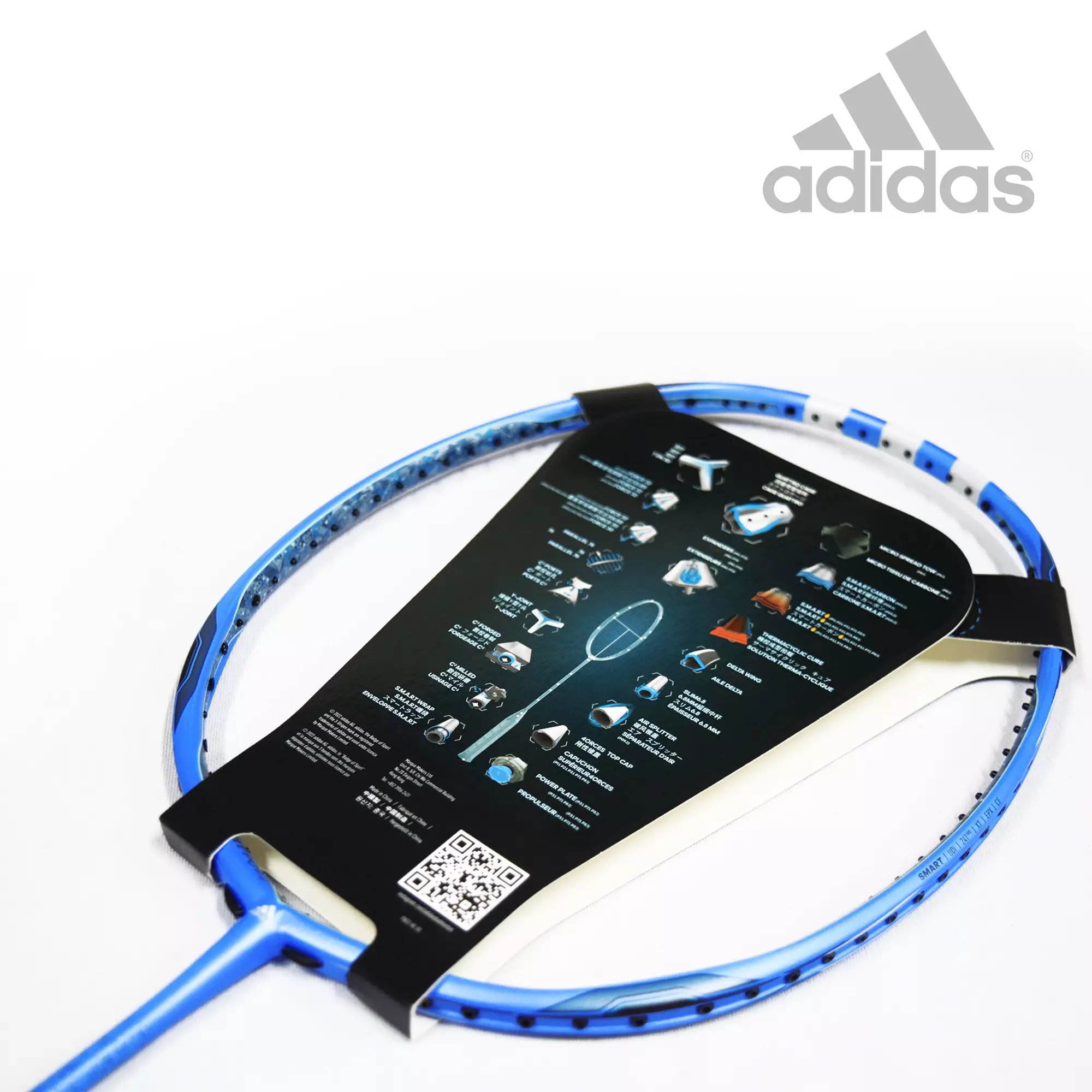 Raket Bulutangkis Badminton Adidas Wucht P09.2 Pulse Blue