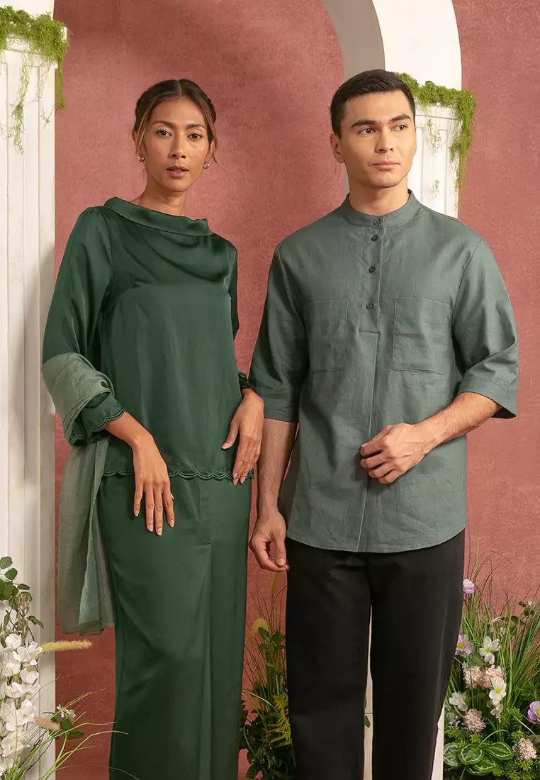 Buy ZALIA BASICS Men's Linen Regular Fit Shirt 2025 Online | ZALORA