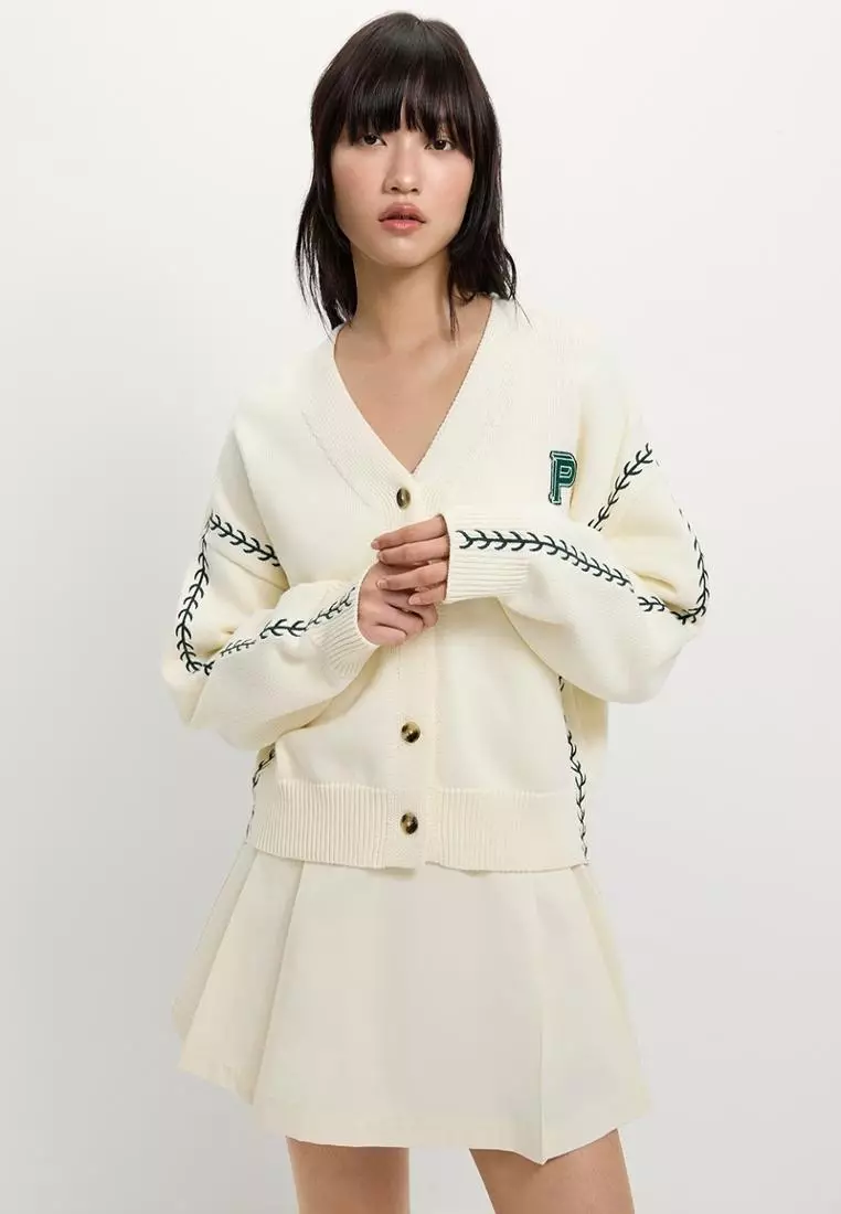 Embroidered Cardigan