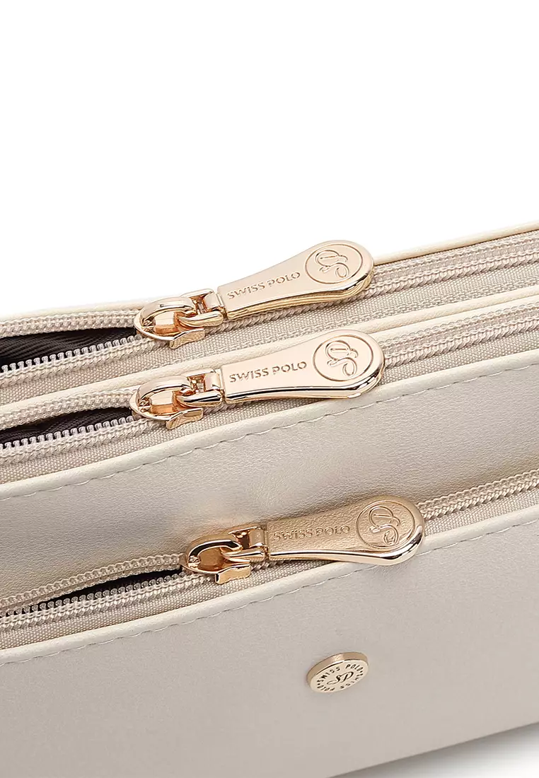 Women's Sling Bag / Crossbody Bag / Wristlet (斜孭袋 / 腕带錢包) - 米黃色