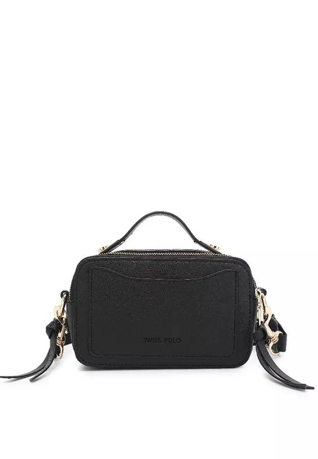 Buy Swiss Polo Women's Shoulder Bag / Sling Bag / Crossbody Bag - Black ...