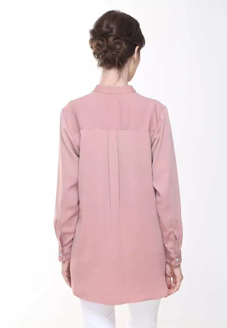 Eva Suit Top in Peach Nude