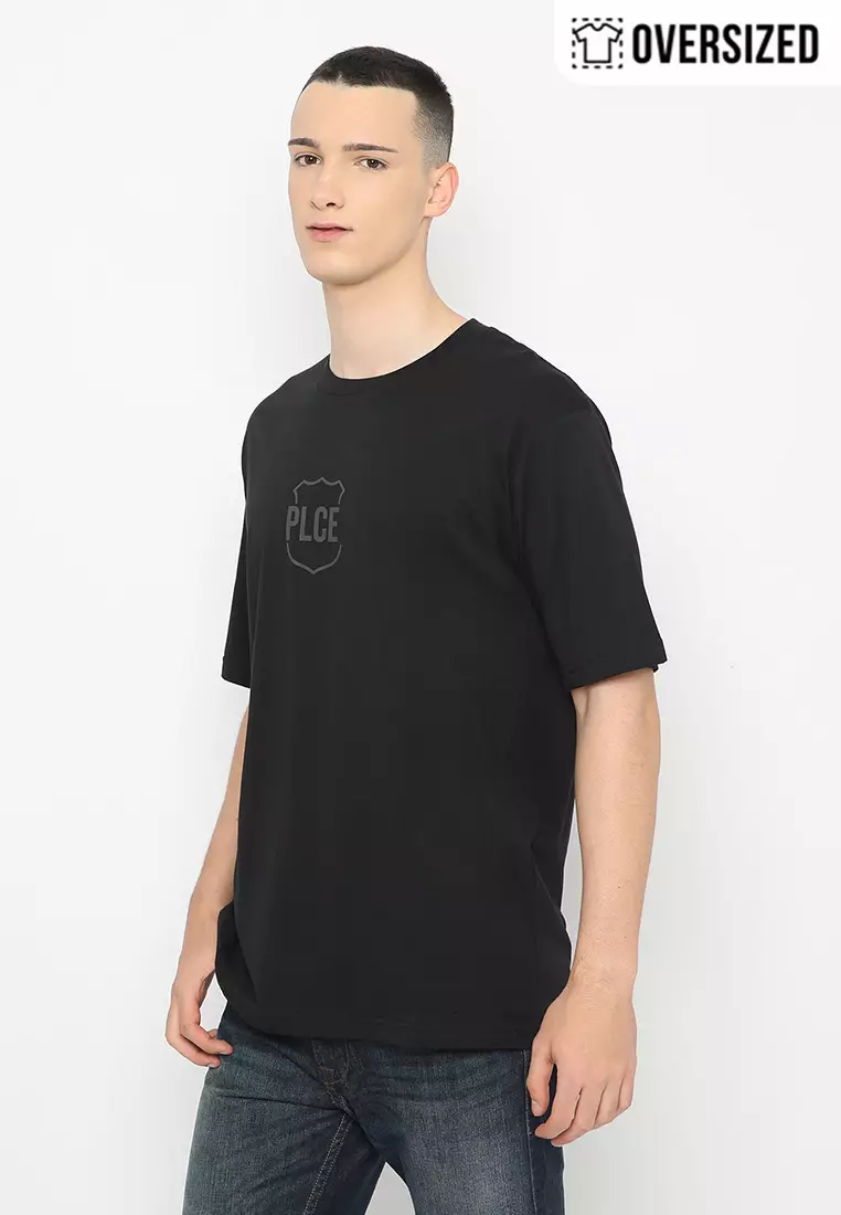 POLICE T-Shirt Cotton Combed Oversized Pria 2079180191