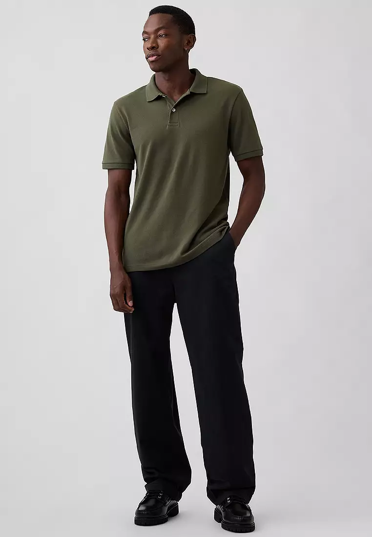 Stretch Pique Polo Shirt