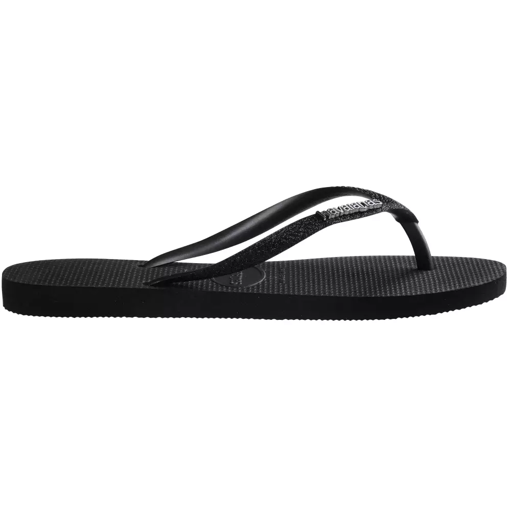 Havaianas 1069 Slim Glitter Ii - Black - Sandal Wanita