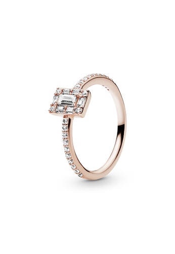 Buy Pandora Ice Cube Pandora Rose Ring With Clear Cubic Zirconia Online Zalora Malaysia