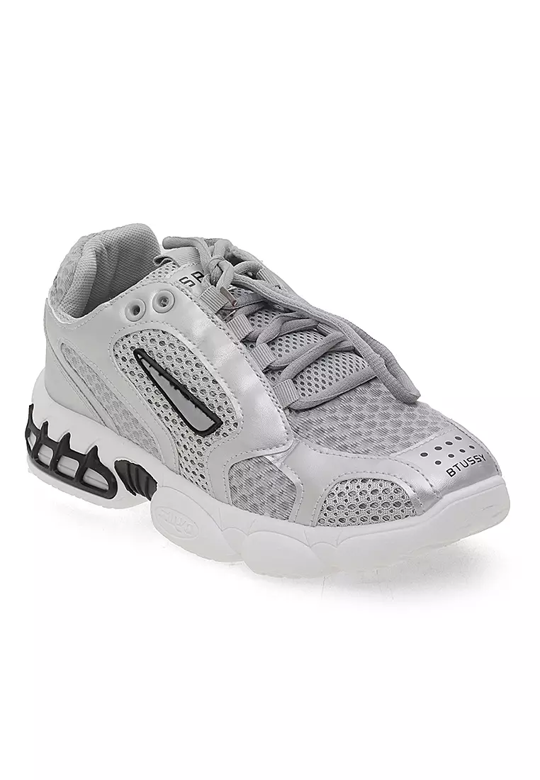 Chayton Shoes Sepatu Olahraga Pria Sneakers Casual Sport Material Canvas ORIGINAL - Silver