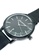 EGLANTINE black EGLANTINE® Paname 40mm Unisex IP Black Alloy case Quartz Watch, black dial on IP Black Steel Milanese Bracelet 6340EACA5ECE0BGS_2
