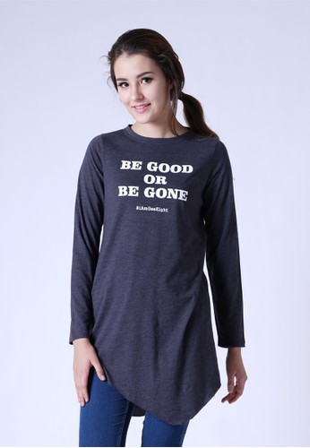 Gee Eight Be Good Be Gone Grey Tees (T3168)