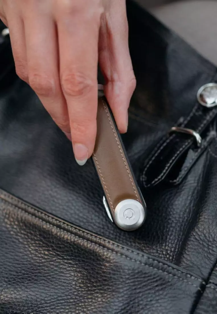 Orbitkey Hybrid Leather Key Organiser (Black)