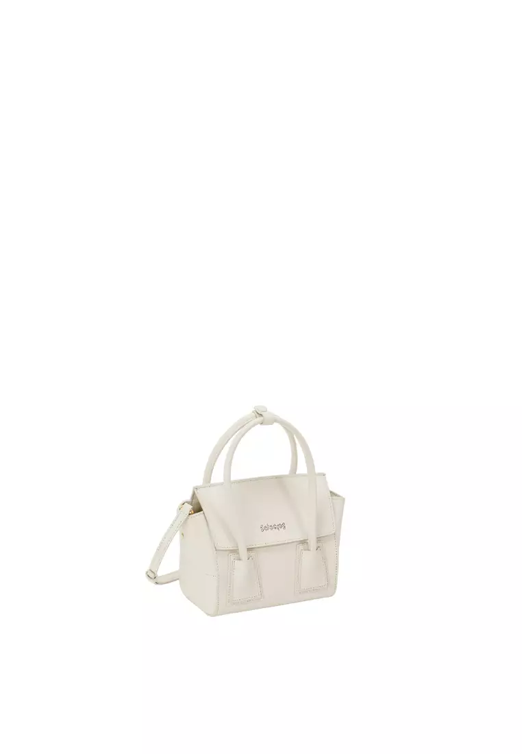 UNNI Mini Top Handle Bag - White