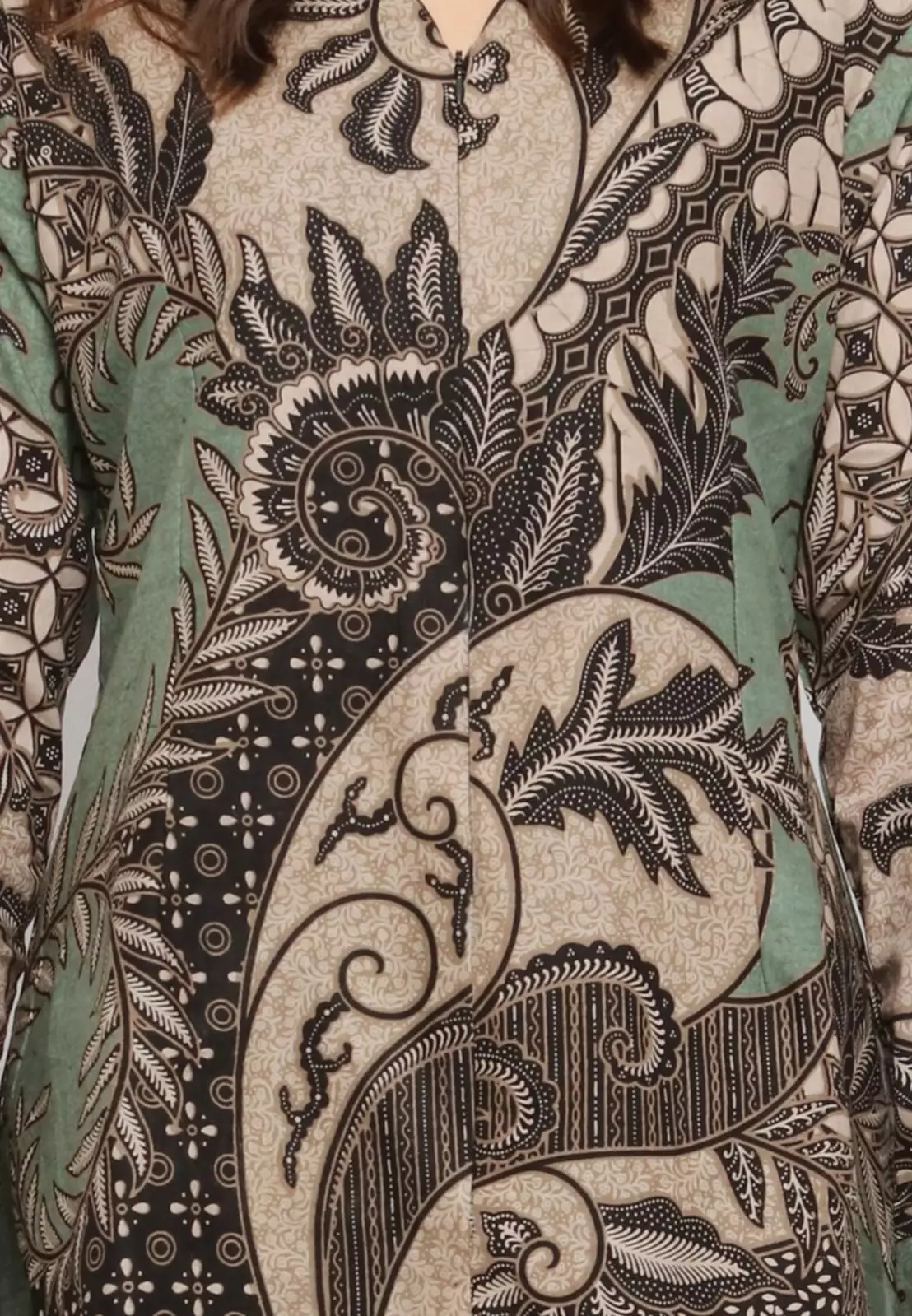 Blouse Batik Wenang Ijo Premium Slimfit Elegant