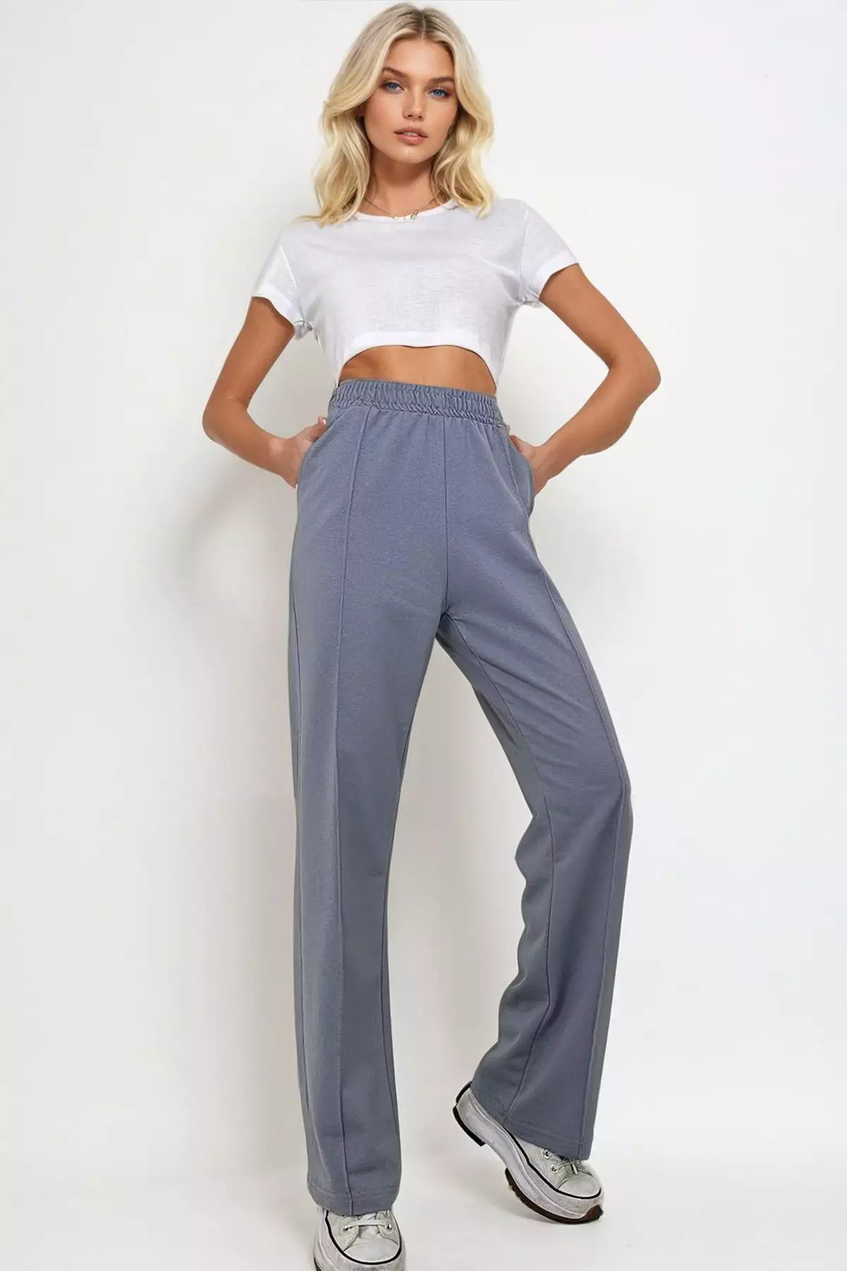 Pleated Front Joggers