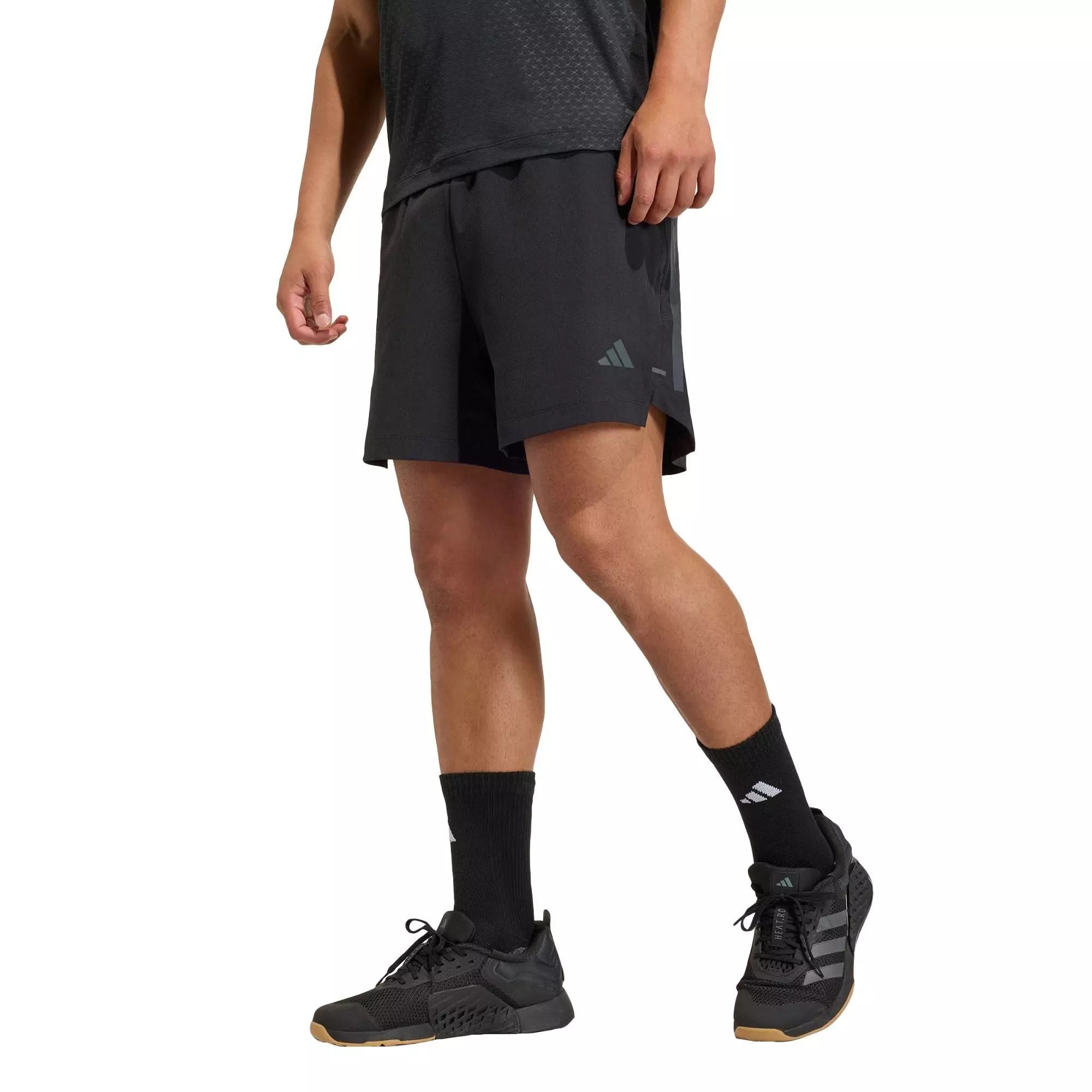Gym & Training D4T PrimeLift 3 STRIPES SHORTS Men Black KD0353