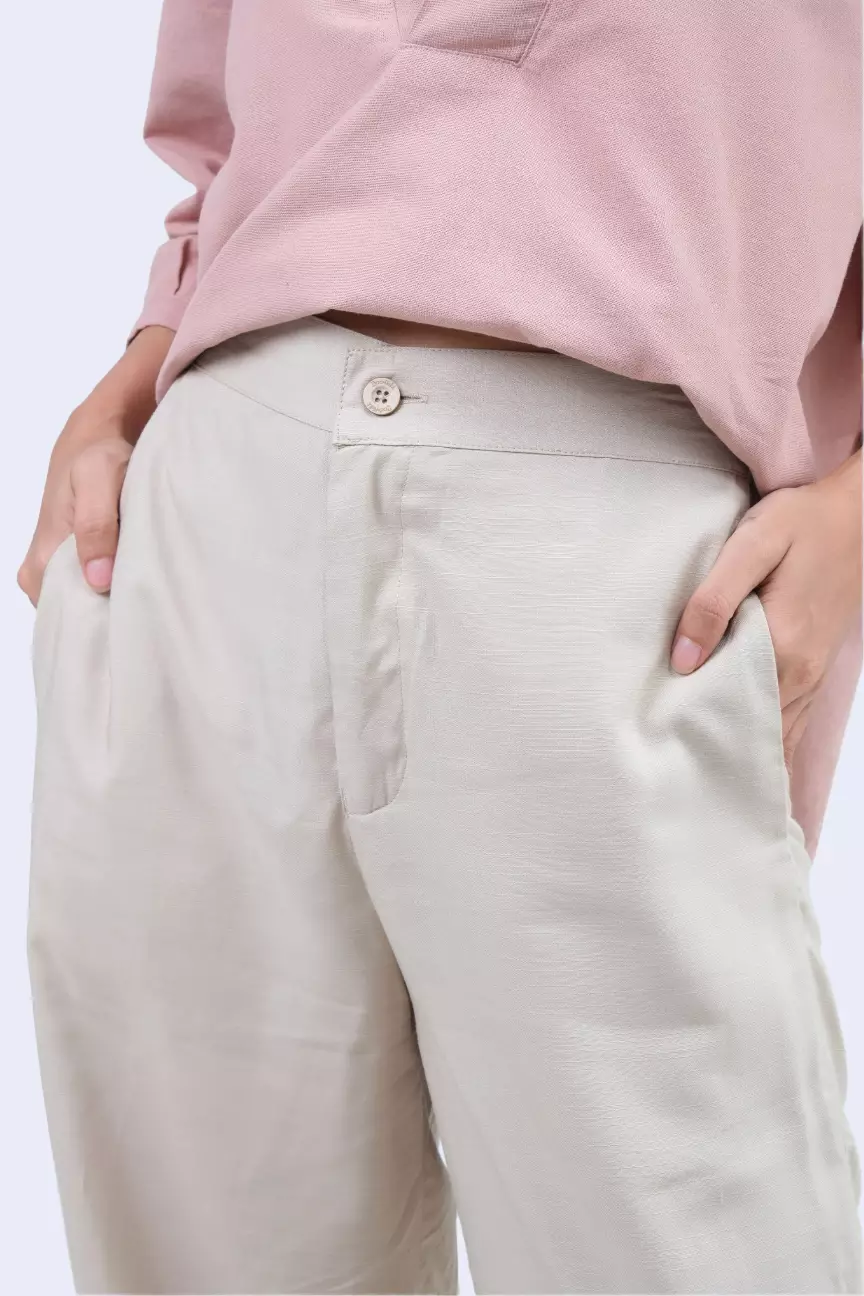 Celana Wanita Seravine Cream