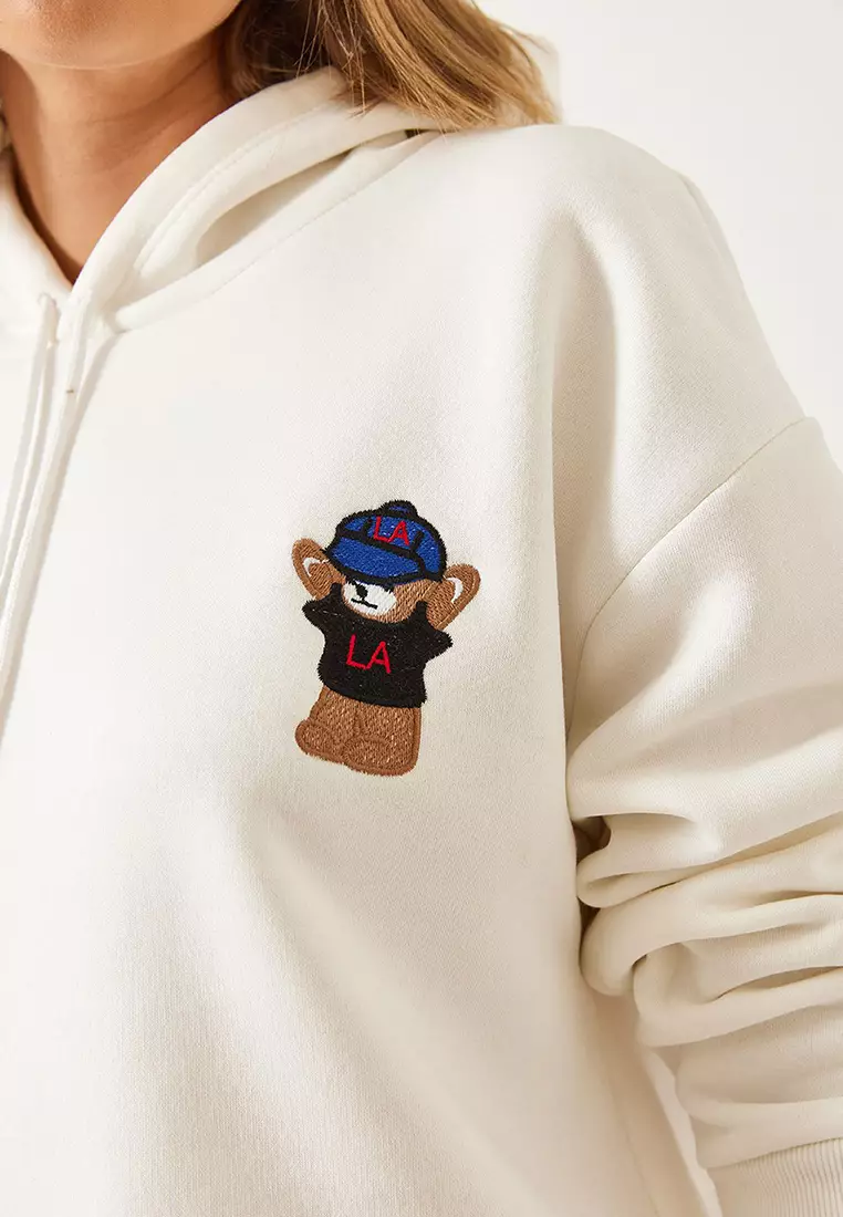 Women's Hooded Three Thread Raised Sweatshirt 60351294