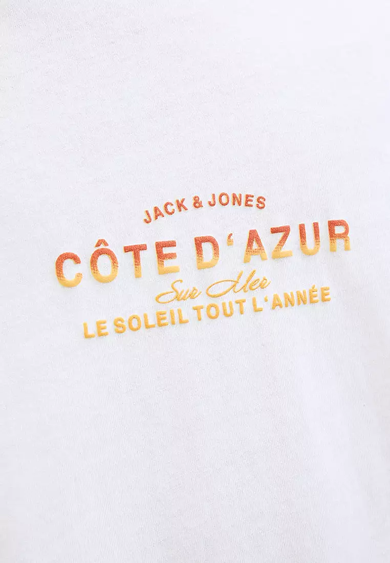 Short Sleeves Chest Crew Neck Tee