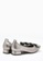 PAZZION silver Oversized Bow Square Toe Pumps F1DF7SHFC44B73GS_4