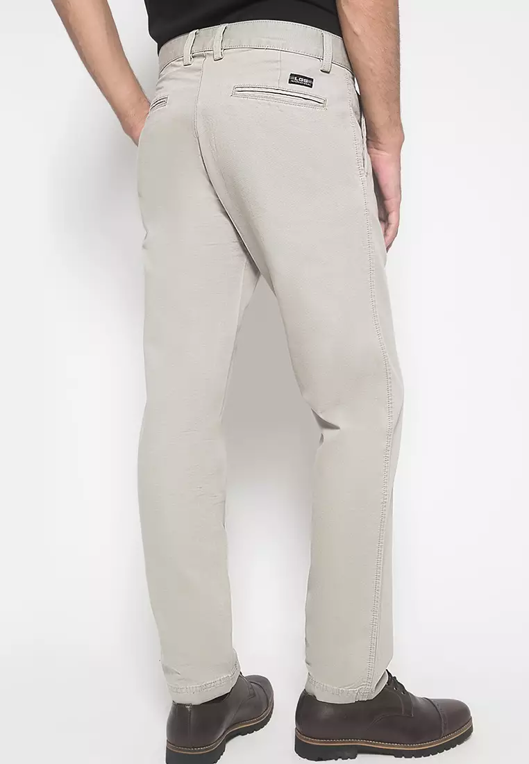 LGS - Celana Chinos Panjang Pria Warna Cream CCT.500.037.001.C
