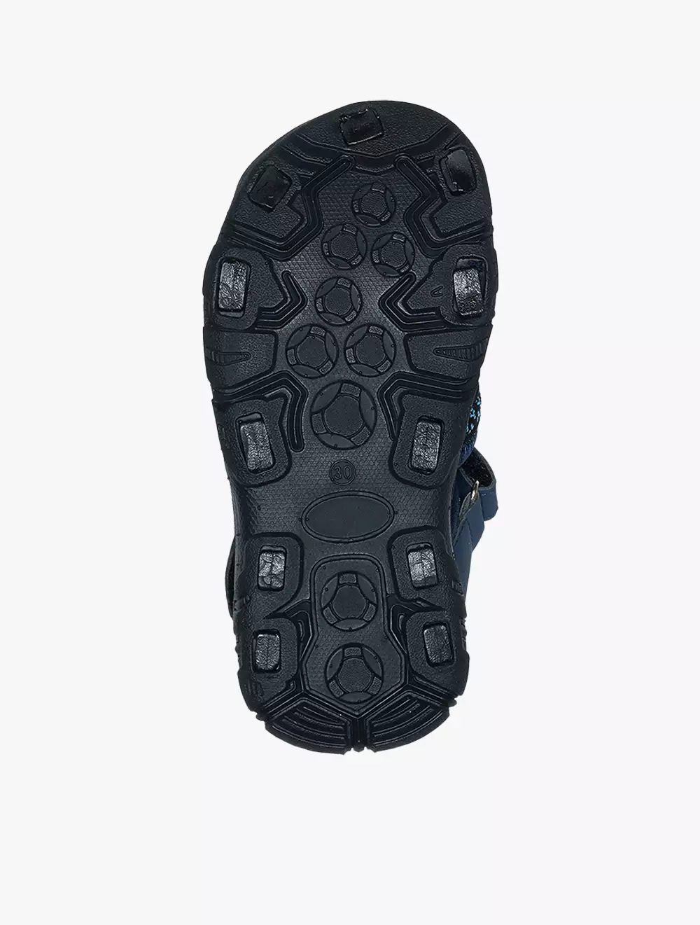 Payless Club Culture Childrens Rico Tape Sandals - Navy_06