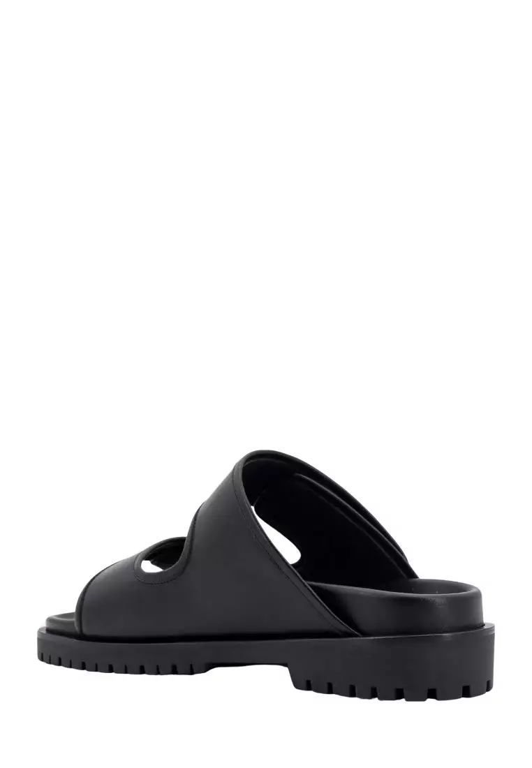 Off white black sandals shop