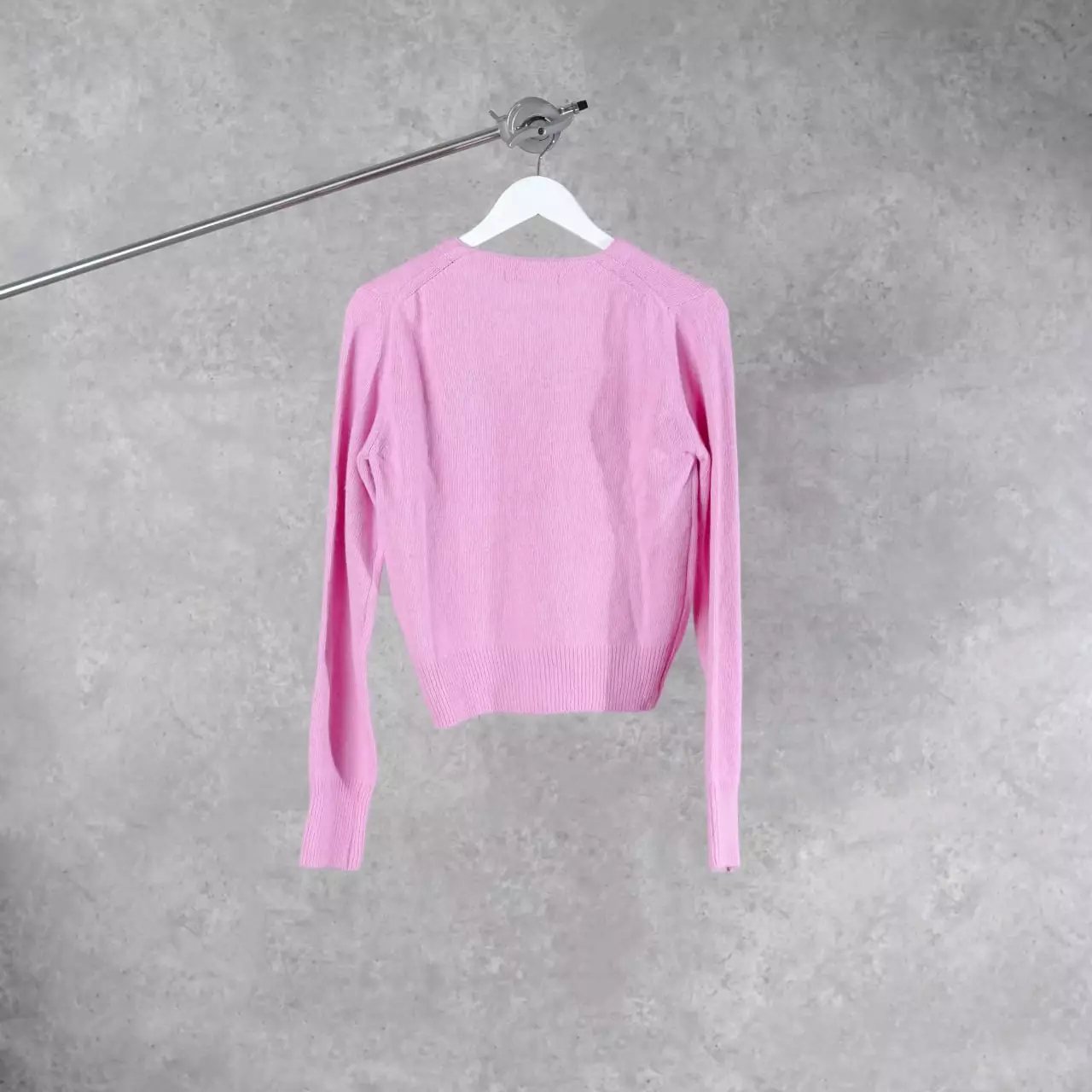 Cardigan MARDI MERCREDI RACCOON FLOWER BLUE PINK FUCHSIA V NECK KNIT CARDIGAN 100% ORIGINAL