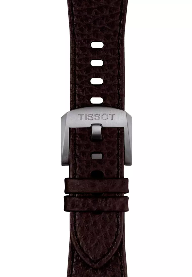 Buy Tissot Tissot Official Brown PRX 42mm leather strap