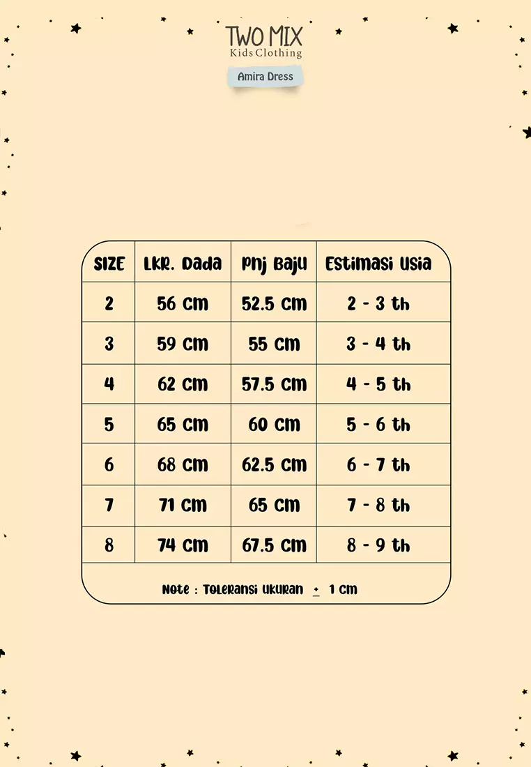 Two Mix - Dress Anak Perempuan - Baju Dress Anak Cewek - Amira Dress 1-8 Tahun 4372 Green