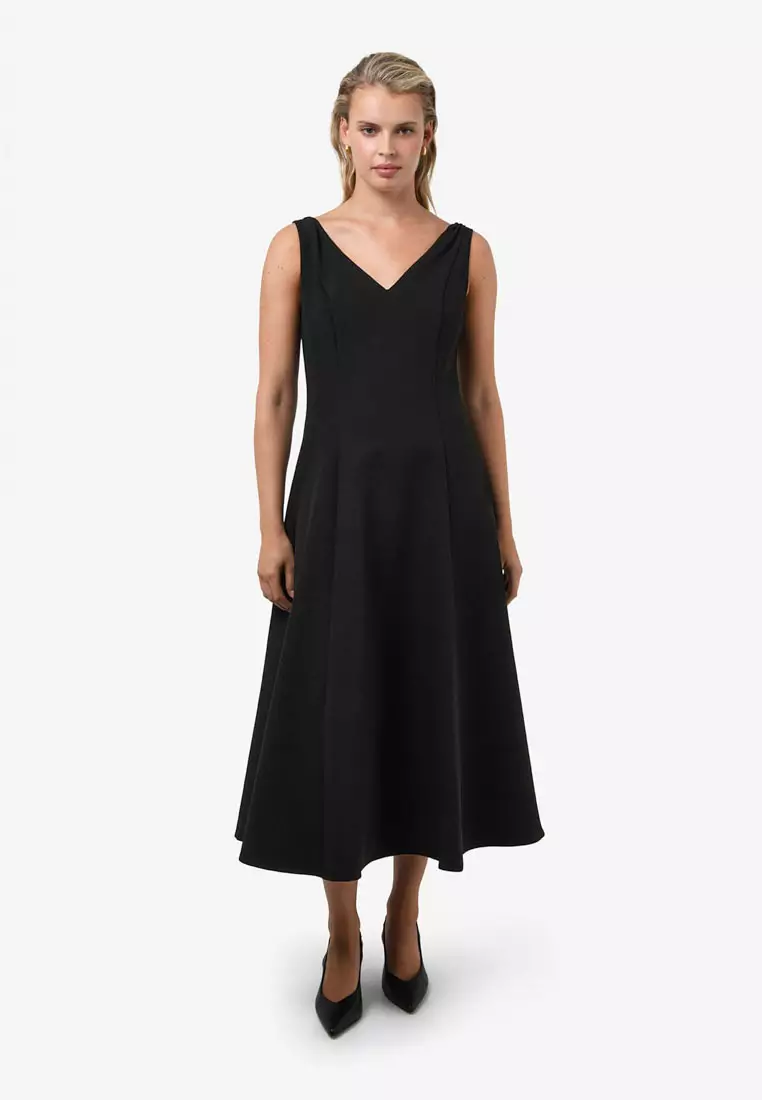 Yana Off-shoulder Panel Dress