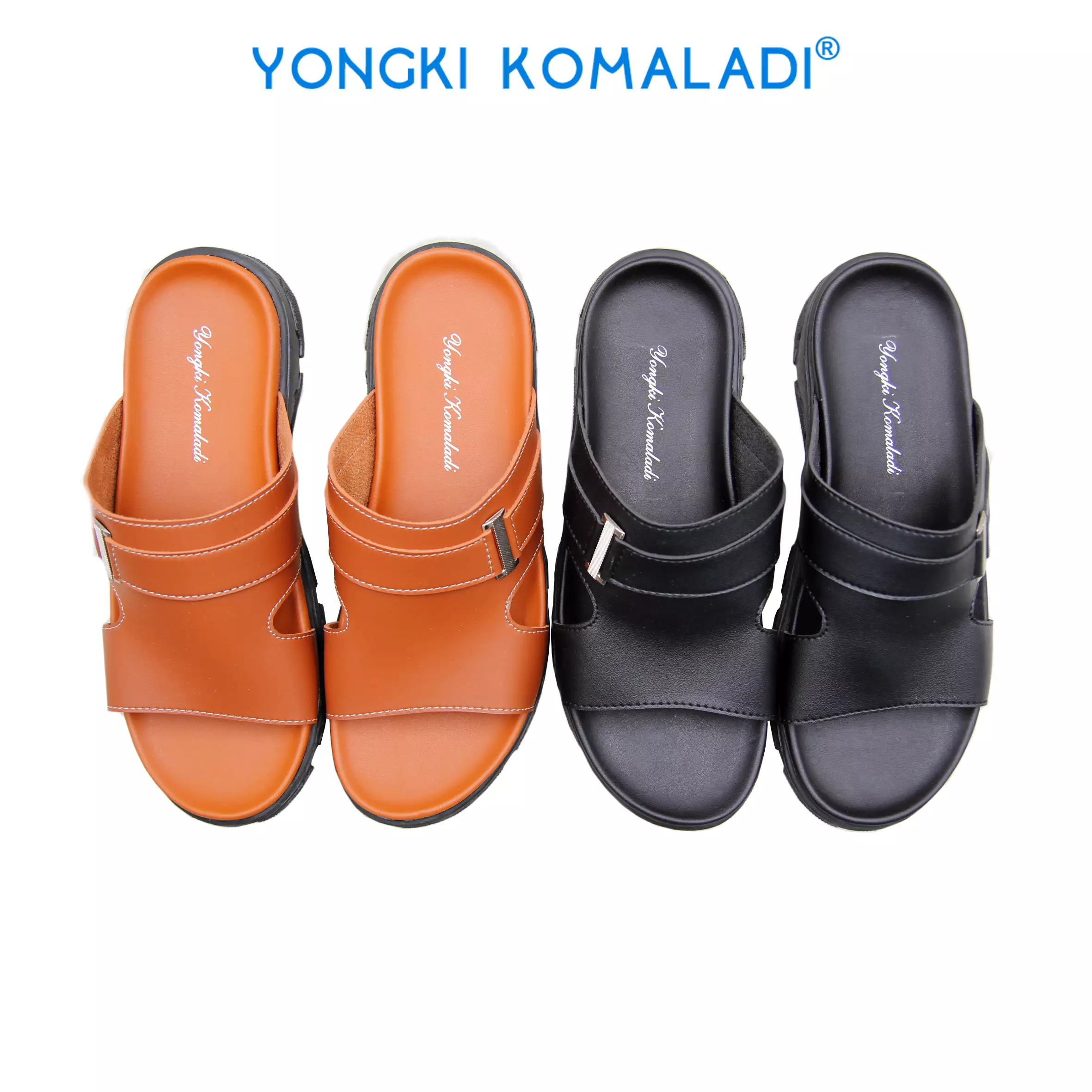 [ ORIGINAL ] YONGKI KOMALADI SANDAL OL-ESRF463-22 TAN