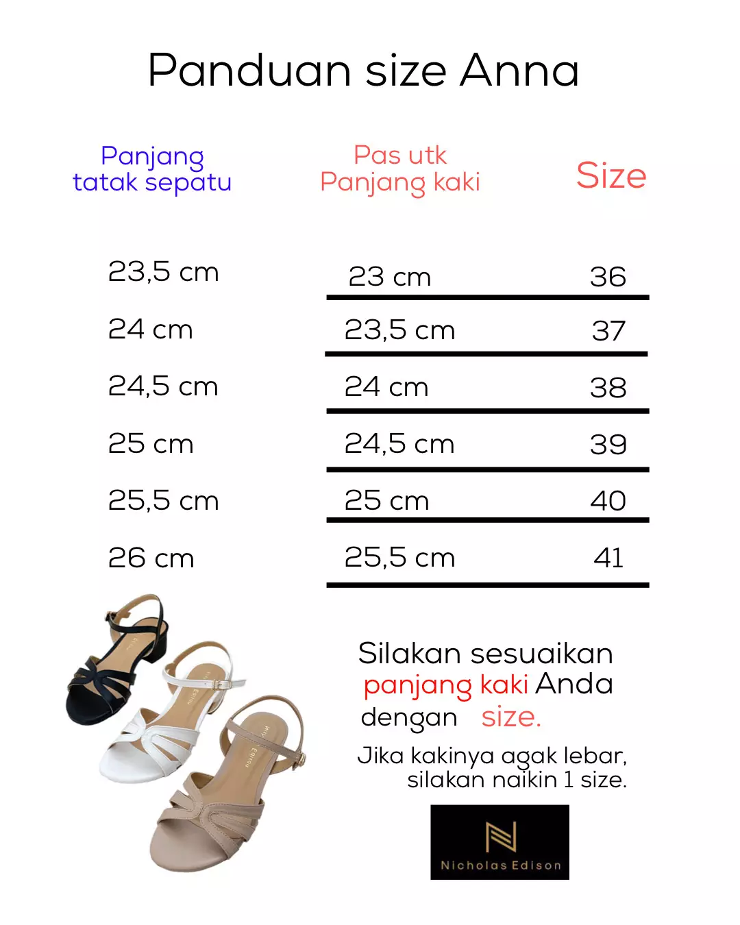 Nicholas Edison Heel Anna White