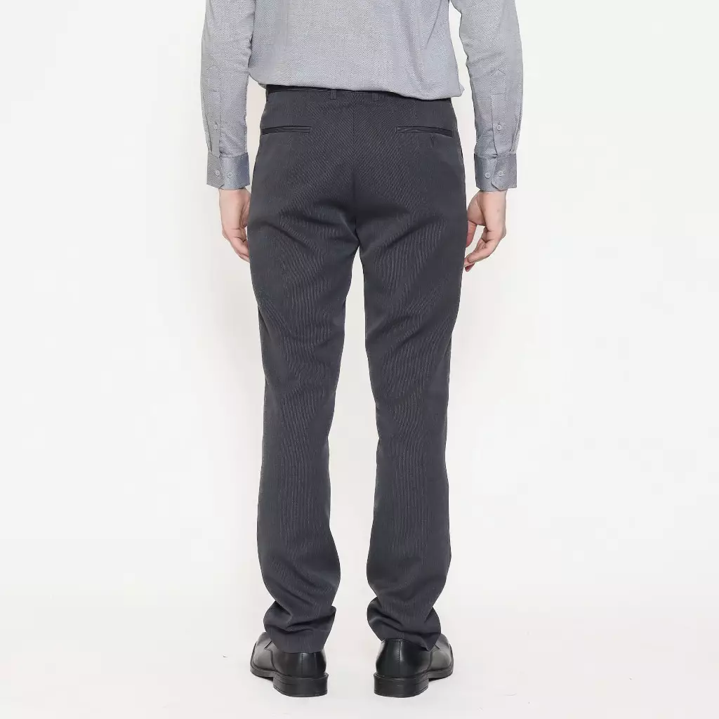 Schoeller Celana Panjang Pria Slim Fit, Reguler Fit – Abu Hitam – TITAN-PL