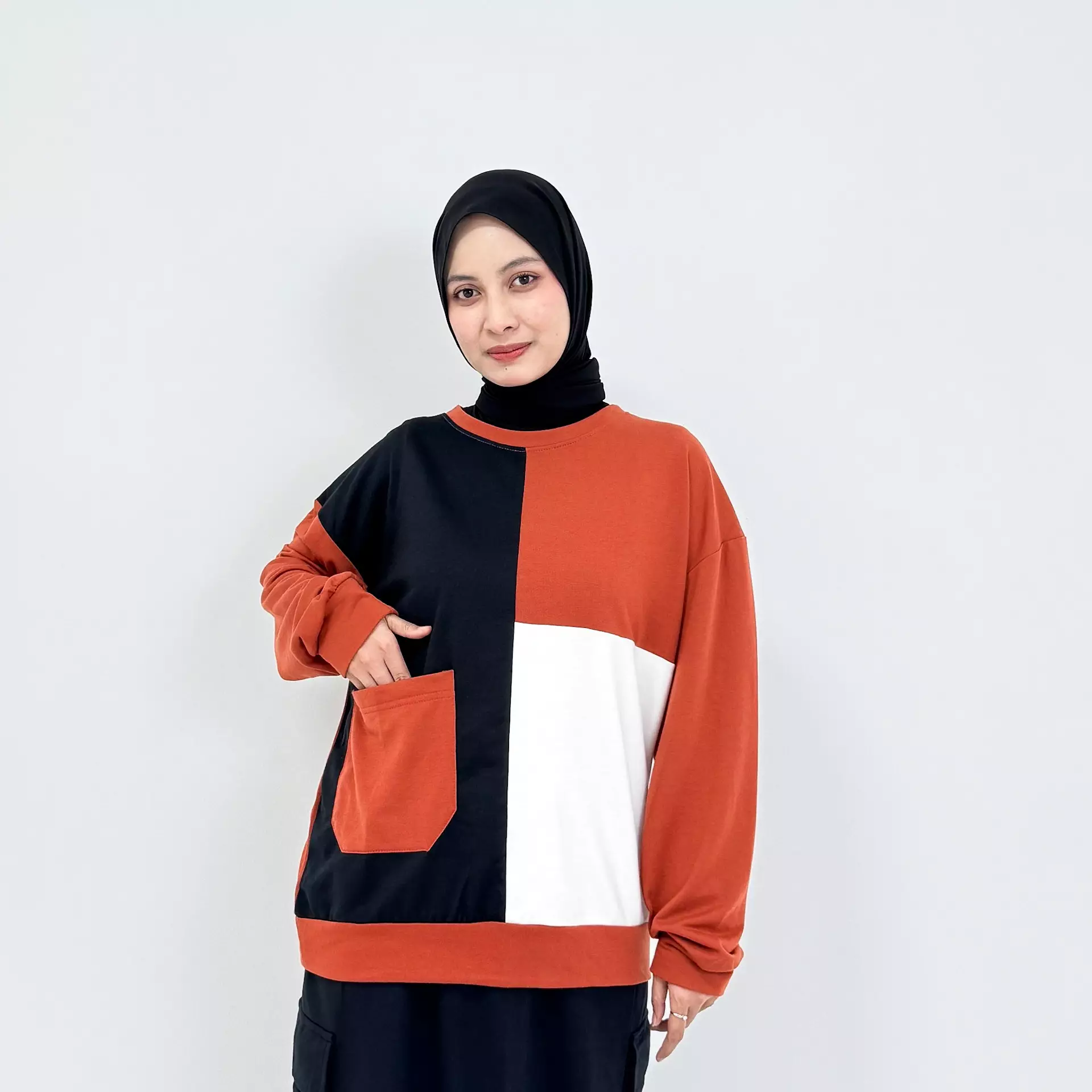 Tissa Set Sporty Skirt | Setelan Training Olahraga Rok Panjang Wanita