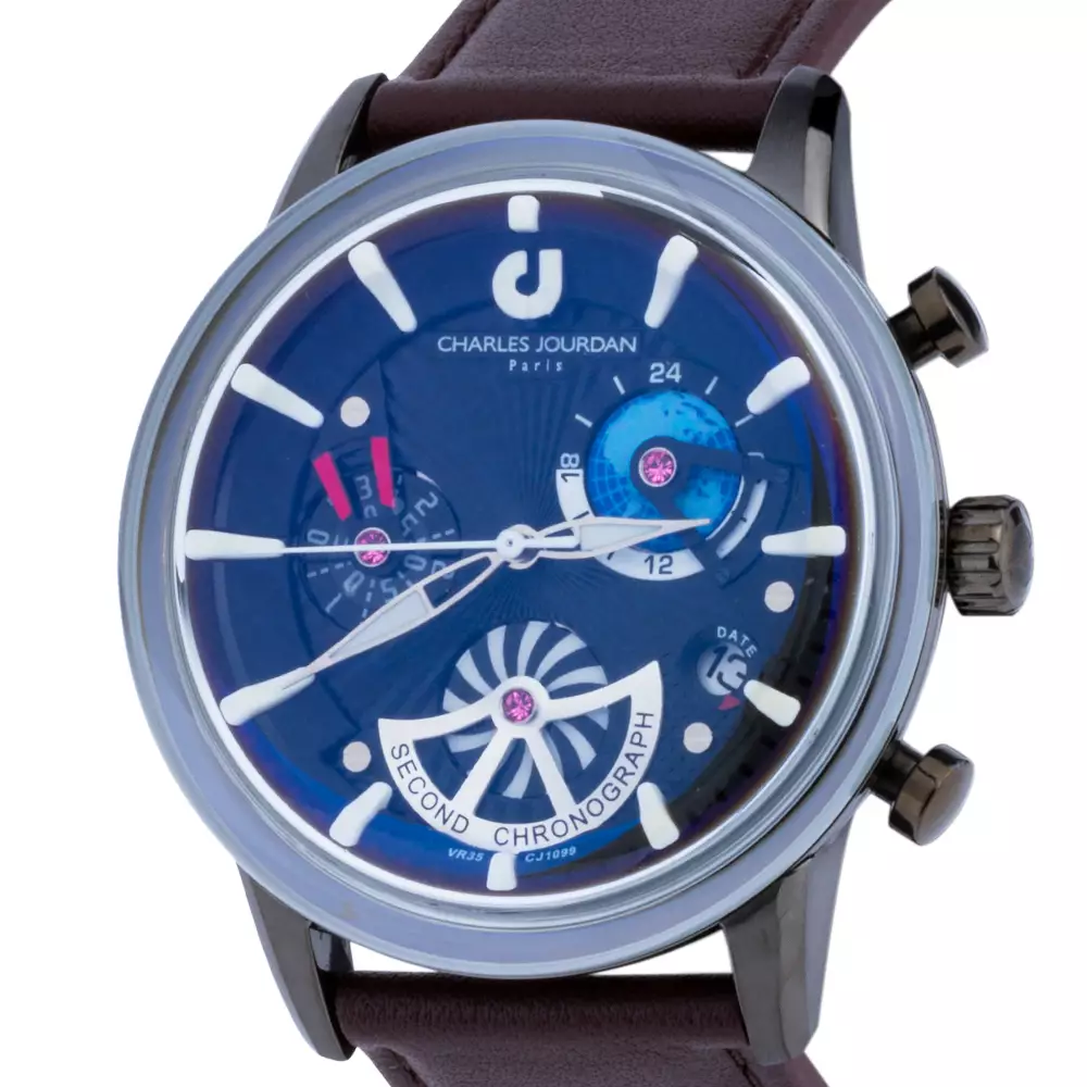 Jam Tangan Charles Jourdan  Jam Tangan Pria CJ1099-1742C Original