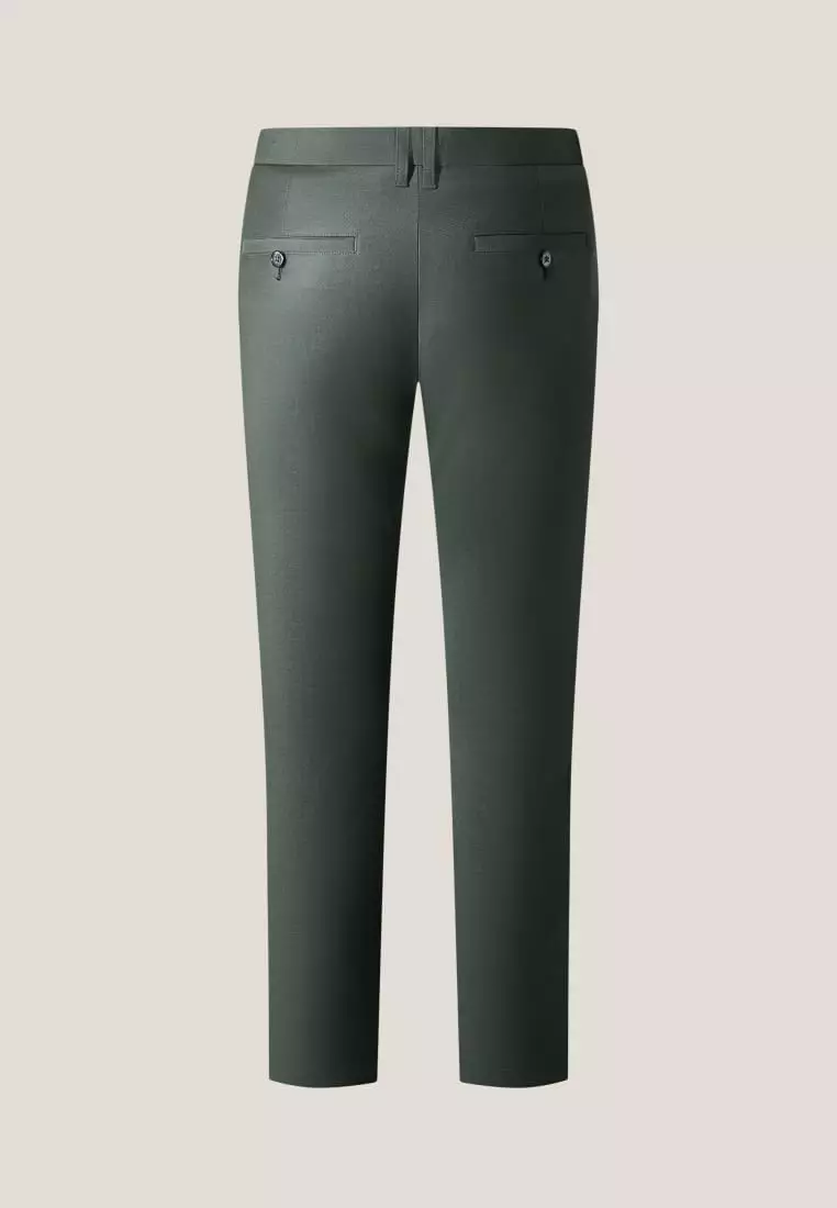 G2000 Cotton Blend Slim Tapered Fit Twill Casual Pants