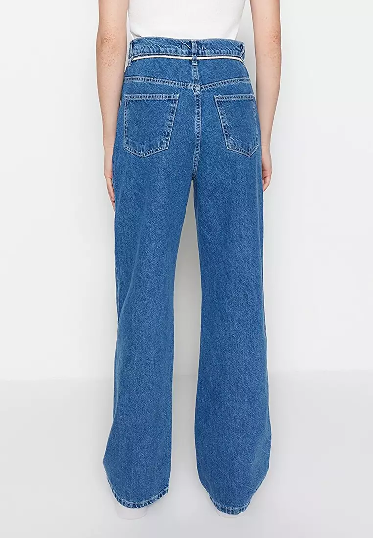 Buy Trendyol Drawstring Denim Jeans 2024 Online