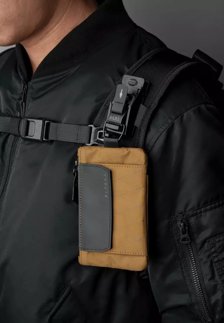 Alpaka Zip Pouch Coin - Coyote Brown