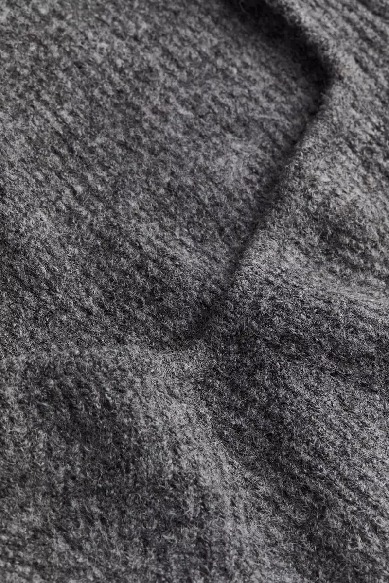 Rib-knit dress