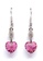 BELLE LIZ pink Isabella Pink Heart Drop Earrings 393CDAC3A8A77CGS_1